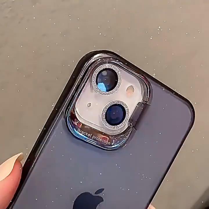 Чехол из 2/3 шт. для iPhone 15 Pro Max, чехол с бриллиантами, защита объектива камеры для iPhone 14, 13, 12, 11 Pro Max 3, защитная пленка из закаленного стекла