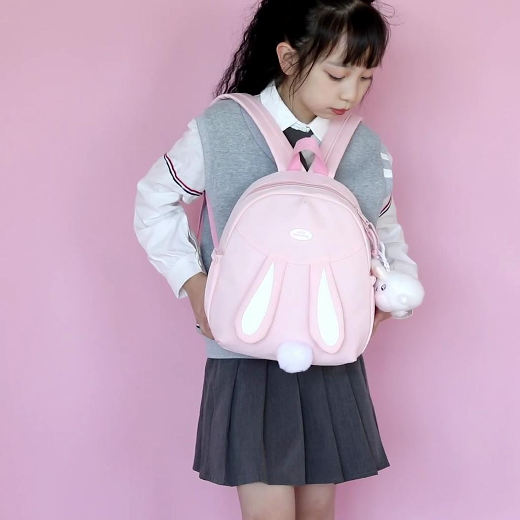Rabbit Ears Backpack Children's School Bag Kindergarten Girls Small Backpack