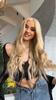 BLONDE UNICORN Темно-коричневые смешанные светлые Brwon средней длины волнистые синтетические кружевные части волос парики для женщин термостойкие ежедневное использование