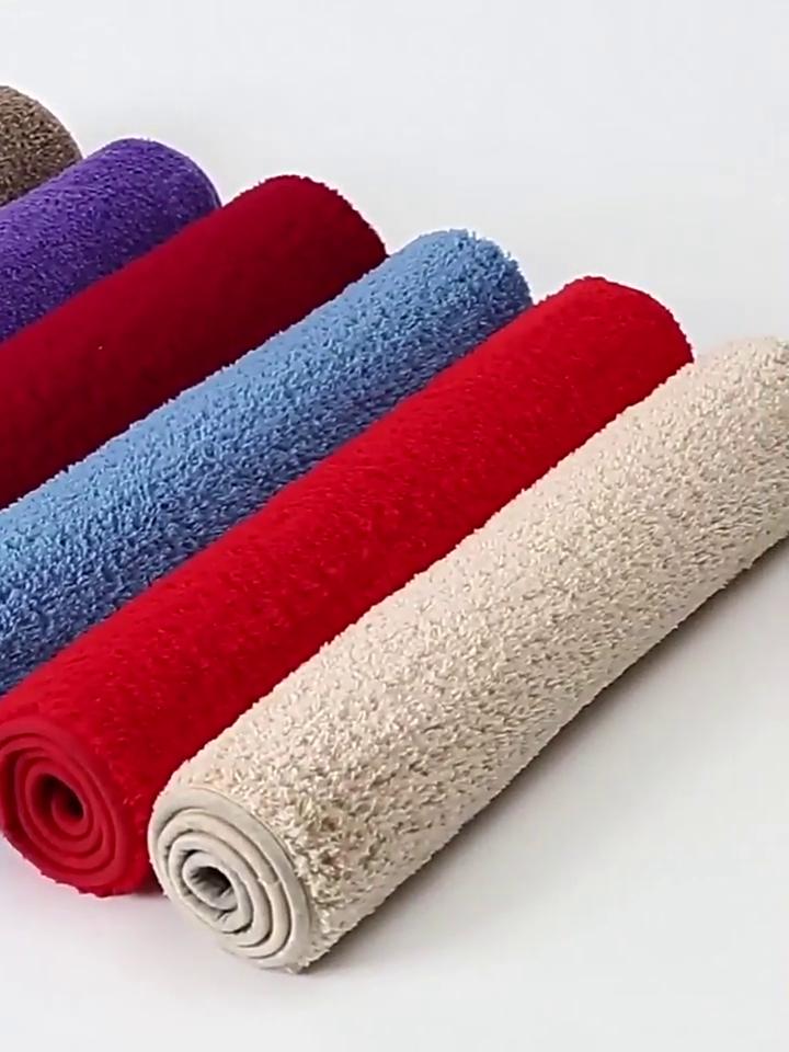 Fleece Engraving Bathroom Thickening Mat Bath Non-slip Carpets In Wash Basin Bathtub Side Floor Rug Shower Room Doormat Memory Foam 3D Pad