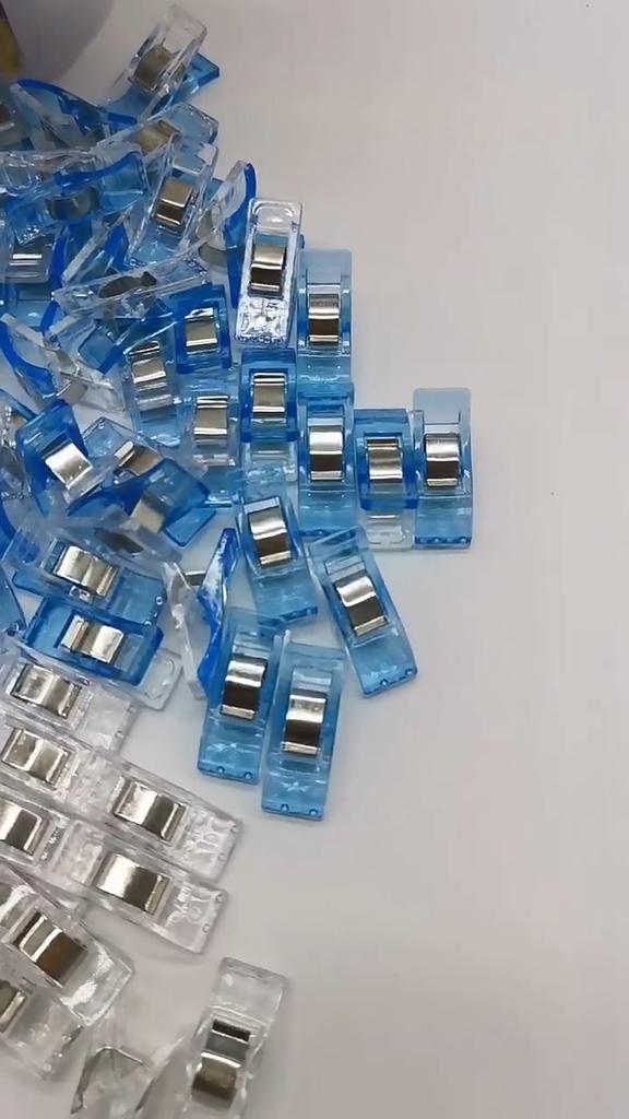 30/10pcs Multipurpose Sewing Clips Colorful Plastic Craft Quilting Patchwork Knitting Safety Clamps Fabric Paper DIY Accessories