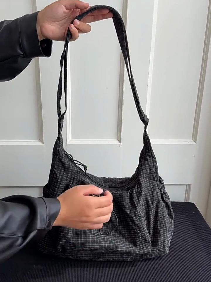 Нейлоновая сумка-облако на завязке для повседневного использования