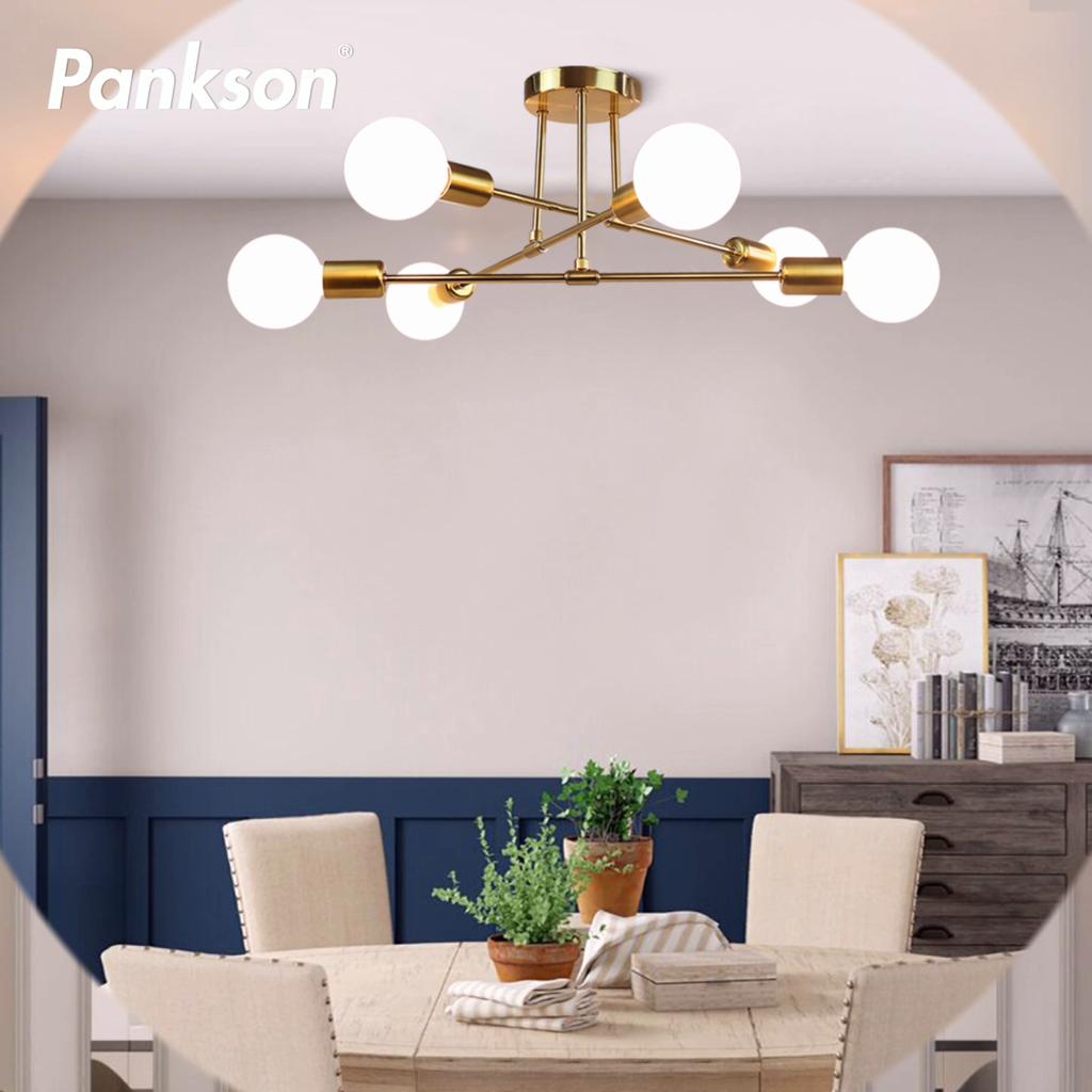 Celling Lights Warm Romantic Gloden Chandelier For Home Bedroom Dining Room Modern Creative Minimalist Lighting Chandelier E27