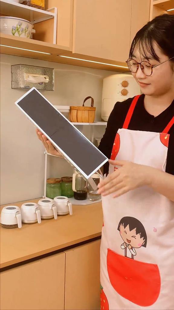 Magnetic Spice Rack Refrigerator Side Shelf Spice Storage Household Fridge Magnetic Shelf Space Saving Kitchen Organizer Rack