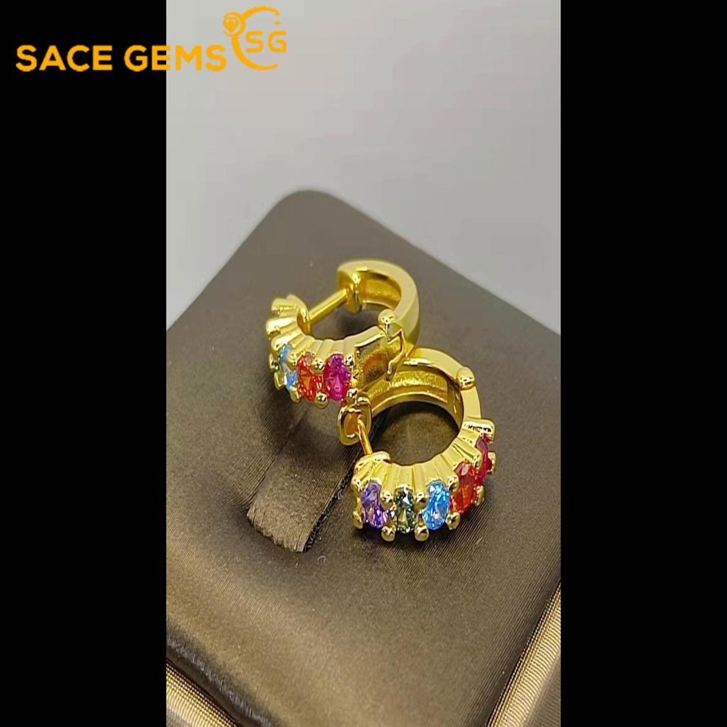 Sace Gems Классические серьги из циркона из медного сплава для женщин, подарки на свадьбу