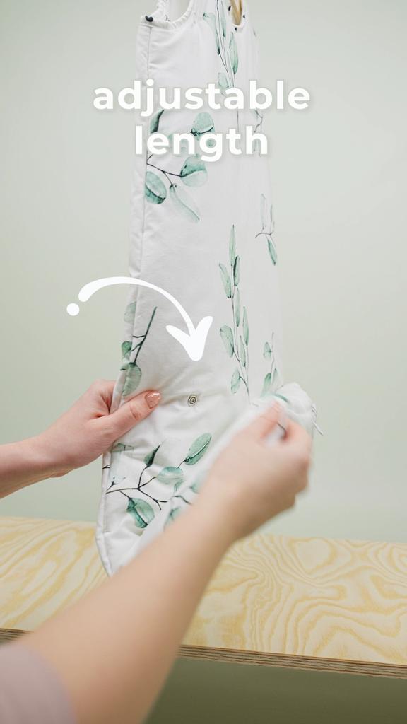 Спальный мешок Grow Up Винтажные животные Небесно-голубой