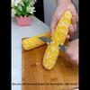 Кукурузорезка Кухонный инструмент Ручной инструмент для удаления кукурузных зерен Лезвие из нержавеющей стали Роторный резак для кукурузных початков Овощечистка Кухонный гаджет для домашней кухни