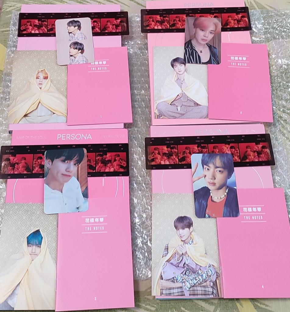 Альбом BTS Map of The Soul Persona с фотокарточками Купить дешево