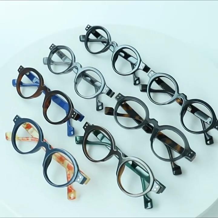 Fashionable Round Frame Reading Glasses Men Women High-definition Prescription Glasses Unisex Classic Small Frame Eyeglasses