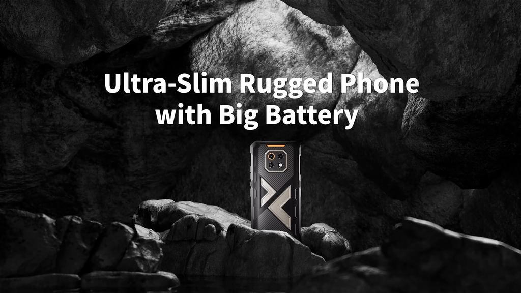 Тонкий защищенный смартфон Cubot KingKong ES 3, Android 15, NFC, огромный аккумулятор 10200 мАч, 6 ГБ ОЗУ, 256 ГБ ПЗУ, 6,745-дюймовый экран 120 Гц