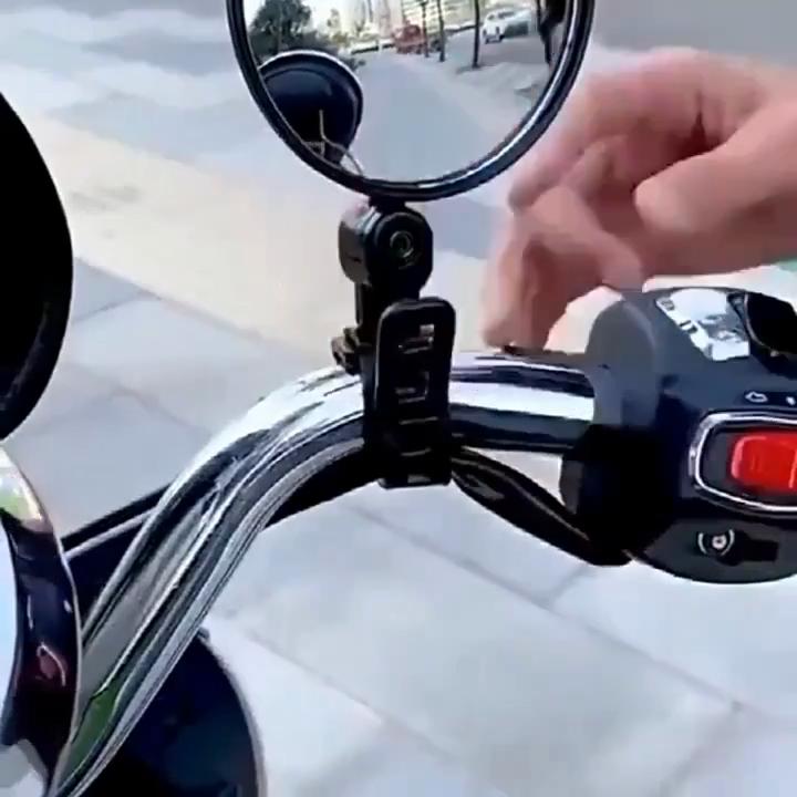 Выпуклые велосипедные зеркала заднего вида, прозрачные, светоотражающие, регулируемые, для горных и электрических велосипедов