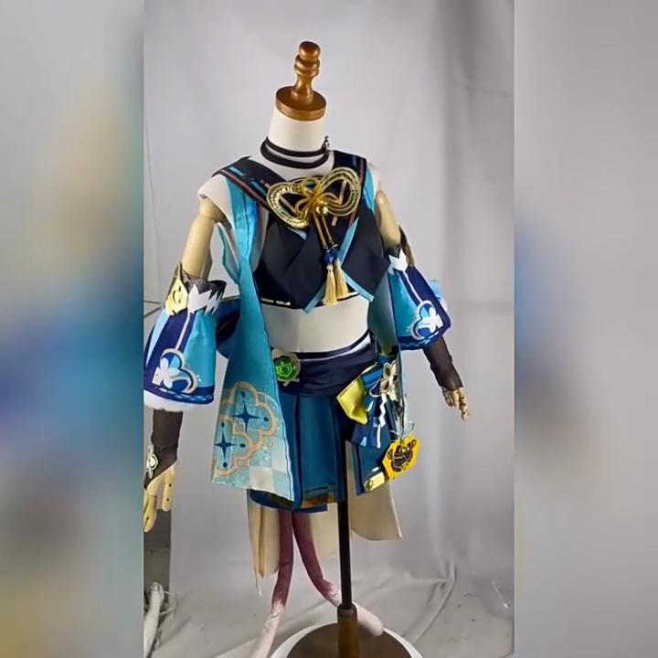 Игра Кирара, карнавальный костюм, платье, наряды, женская одежда на Хэллоуин, карнавал и вечеринку