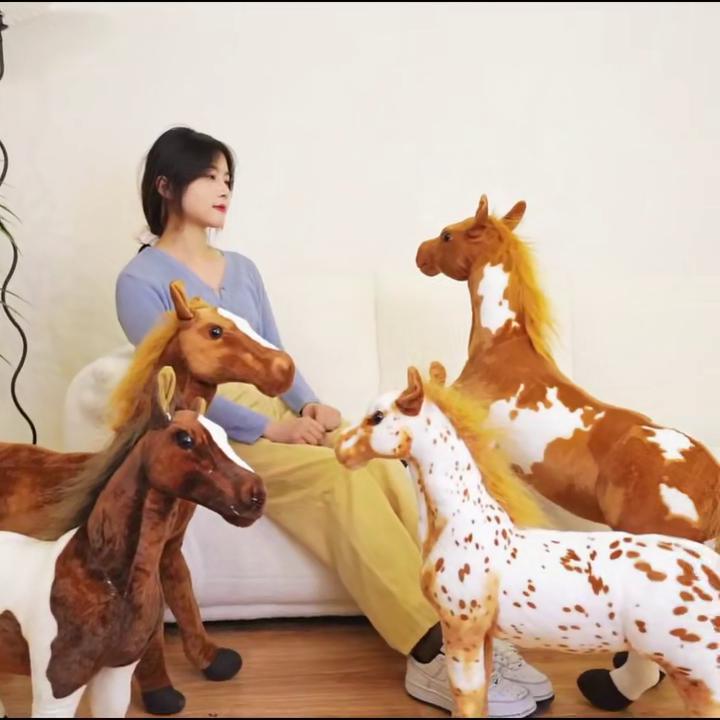 30 см имитация лошади, плюшевые игрушки, милые мягкие игрушки, кукла Зебра, мягкая реалистичная игрушка-лошадь, детский подарок на день рождения