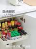 Новая кухонная полка для хранения с направляющими, выдвижной кухонный ящик, лоток для хранения, коробка для специй, стеллаж для хранения, органайзер для шкафов