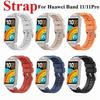 Силиконовый ремешок для huawei Band 11/11NFC Аксессуары Спортивный дышащий Браслет Наручный ремешок ремень pulseira correa для huawei band 11Pro/11ProNFC