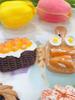 Creative Lovely Resin Refrigerator Magnet Sticker Bread Milk Bacon Fried Egg Pan
