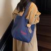 Tote Bag Women's Large Capacity Shoulder Bag Letter Embroidery Underarm Bag