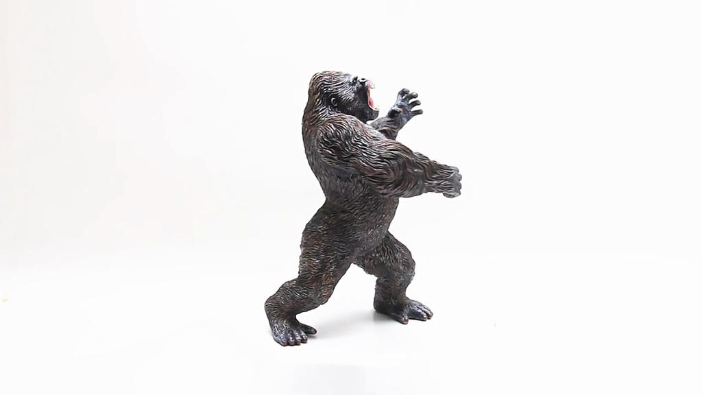 Животное Юрский период Симуляция Динозавр Модель животного Твердый Тираннозавр Кинг Конг Горилла Динозавр Украшения Игрушка