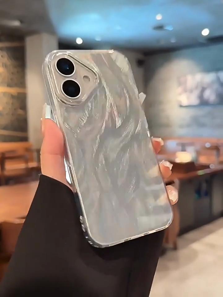 Luxury Laser Silver Butterfly Texture Phone Case for Honor 400 200 Pro Magic 7 Lite X9a X9b X9c X8b X8c X8a Shell Silicone Cover