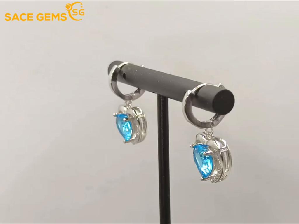 Sace Gems Earrings Drop Earrings for Women Wedding Party Gifts