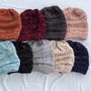 Women's Trendy Autumn and Winter Warm Hat Ladies Fashion Outdoor Knitted Woolen Pullover Hat