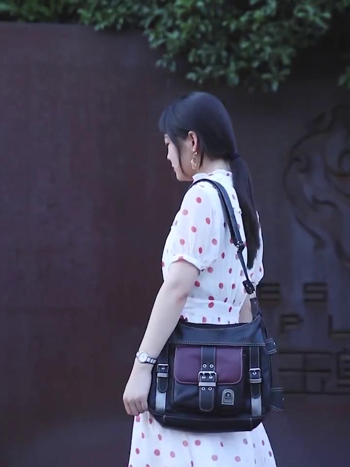 Yogodlns Retro Patchwork Shoulder Bag For Women Soft Leather Crossbody Bag Cool Girl Messenger Bag Shopping Purse Handbag