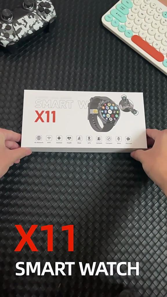 4G SIM Card Smartwatch Round Screen Card Phone Watch 1.85-inch Smart Watch Smart Watch Front And Rear Camera Heart Rate