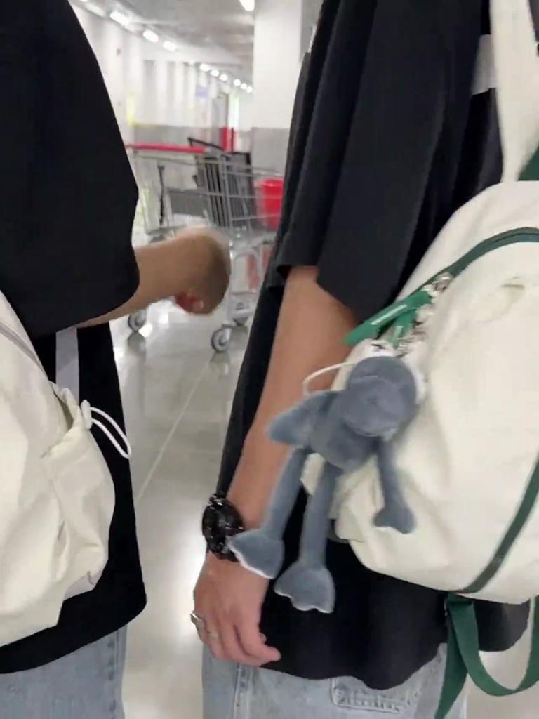 Contrast Color Schoolbag Women's Small Backpack Men Lightweight Backpack