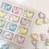 200Pcs Acrylic Beads Heart Charms Beads For DIY Bracelet Necklace Jewelry Making