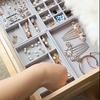 Мягкий бархатный штабелируемый лоток-кейс для ювелирных изделий Витрина для демонстрации и хранения ювелирных изделий Портативный органайзер для колец, сережек, ожерелий Держатель для ювелирных изделий