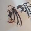 Yogodlns Chocolate Braided Rope Bag Pendant Vintage Trojan Horse Handbag Backpack Hanging Bag Accessories