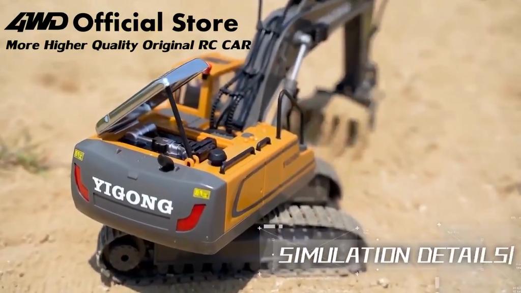 1:20 радиоуправляемый экскаватор-самосвал, автомобиль с дистанционным управлением 2,4G, инженерный автомобиль, гусеничный грузовик, бульдозер, игрушки для мальчиков, детские рождественские подарки