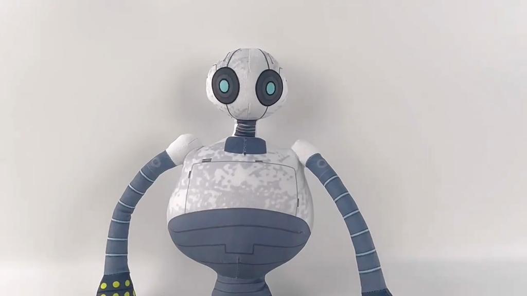 42 см плюшевые игрушки «Дикий робот», плюшевая игрушка «Робот», серый мягкий робот для декора детской комнаты, подарок для поклонников анимации и детей на день рождения