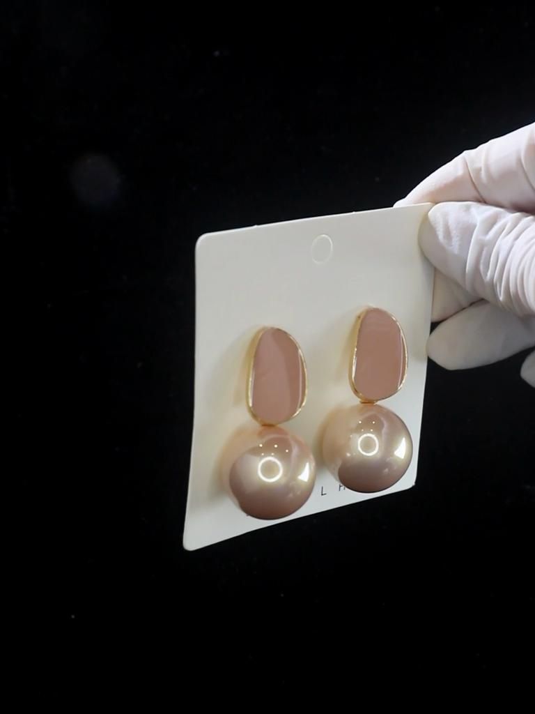 Pinkdudu Серьги в корейском стиле из эмали и сплава, серьги для женщин PD1254 в стиле «Temperament Commuter» из серии «High Sense Creative»