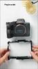 Клетка для камеры Sony A7m4 Компактная оснастка из алюминиевого сплава Для профессиональной съемки фильмов и видеоблогинга