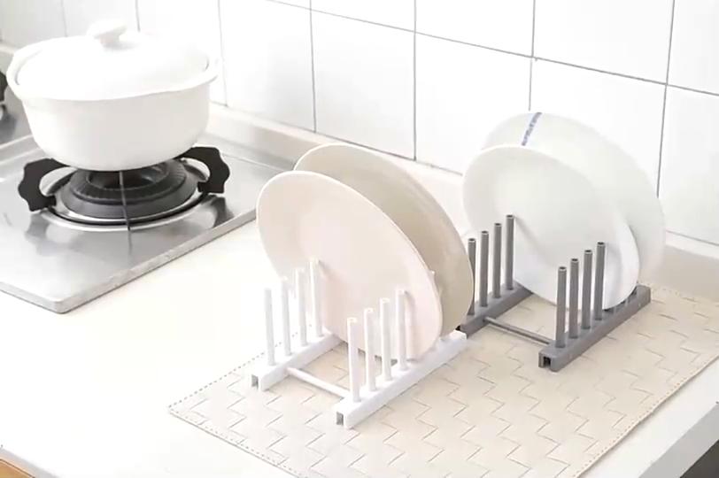 Кухонная стойка для посуды Подставка Держатель Чаша Сушилка Тарелка Органайзер Сушилка для посуды