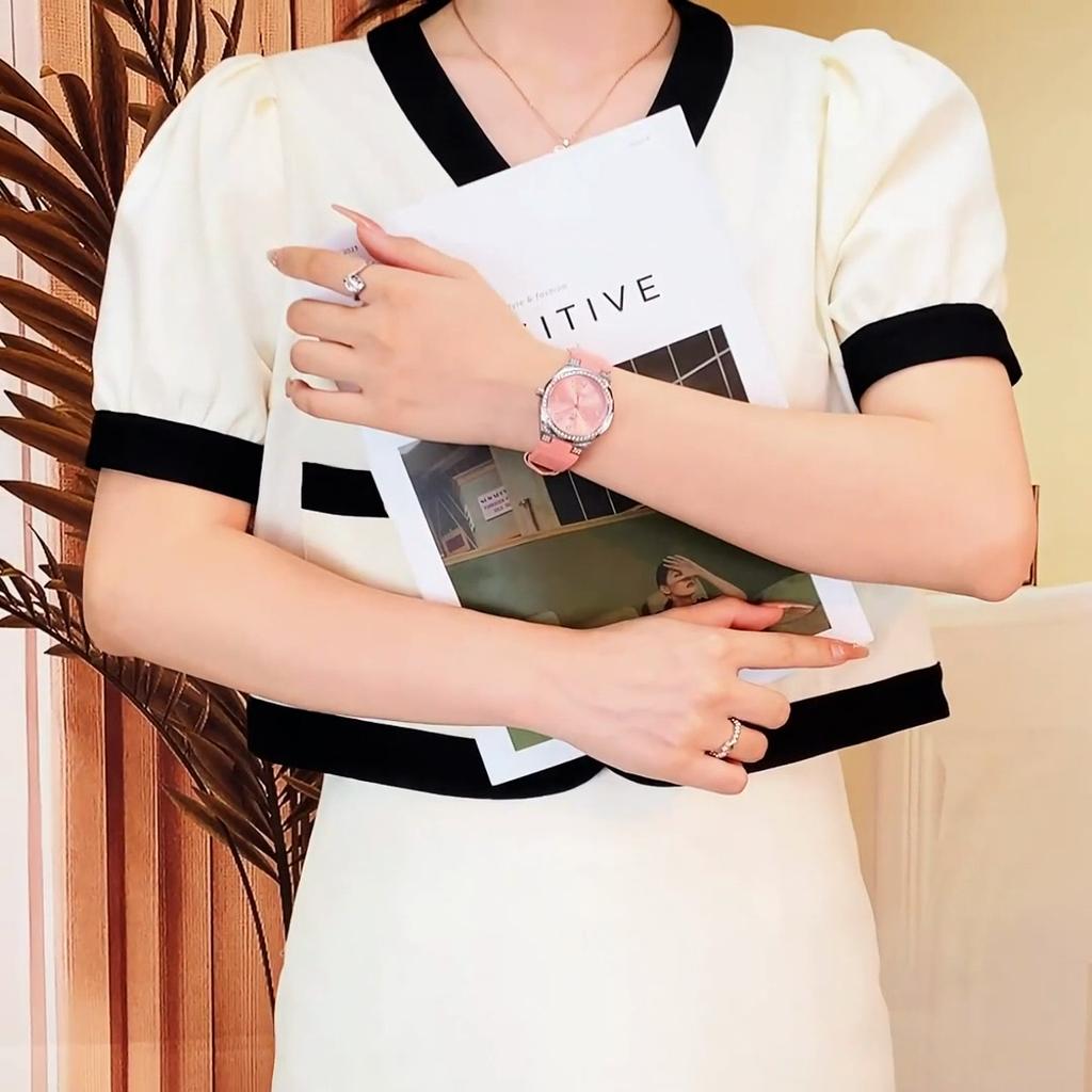 Fashion Women Watch Leather Strap Waterproof Luxury Brand Wristwatch Fashion Elegant Ladies Watches Reloj Mujer