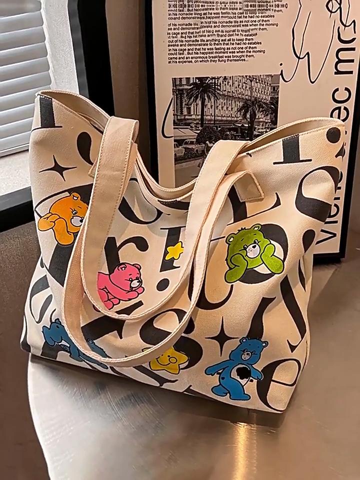 Fashion Big Canvas Handbags for Women Shoulder Bag Ladies Tote Bags Designer Hand Bags Large Capacity Shopping Bags