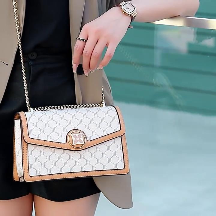 Сумки и сумочки Новинка 2023 года, женская сумка-мессенджер с принтом Джокер на плече, модная маленькая сумка-конверт с цепочкой.