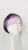 Short Hair Wigs Bob Haircut Whit Bangs Pink Purple Green Ombre Color Wig for Women Girls