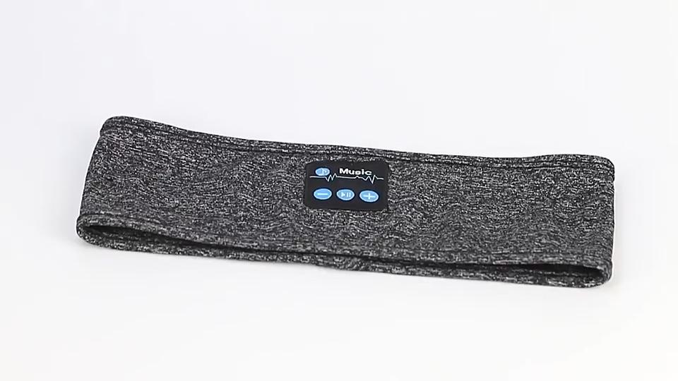 Bluetooth-наушники Спортивная повязка для сна Эластичные беспроводные наушники Bluetooth-гарнитура Повязка для головы Музыка Маска для глаз