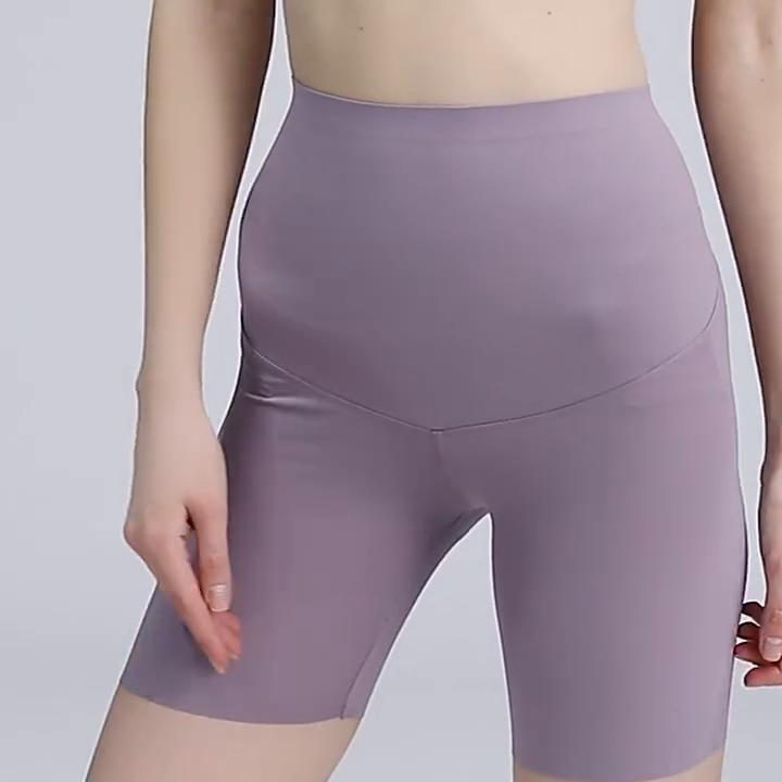 Women's High Waisted Yoga Exercise and Fitness Shorts
