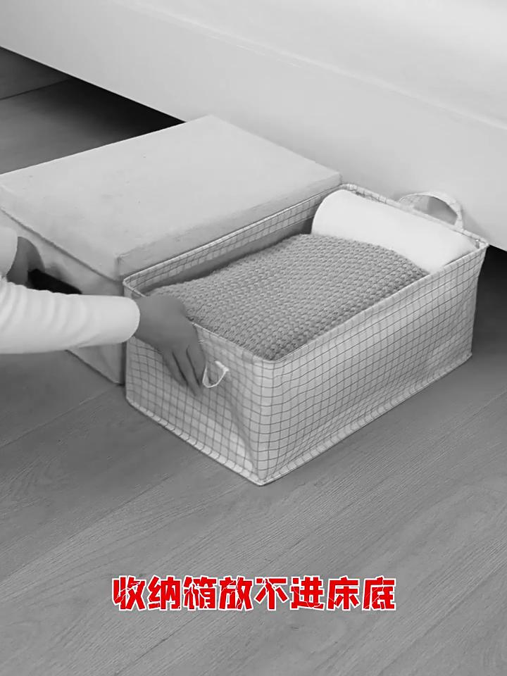 Underbed Wardrobe Organizer and Storage Cabinet, Foldable Under Bed Storage Bag, Powerful Function, No Space Occupation, Under Bed Storage