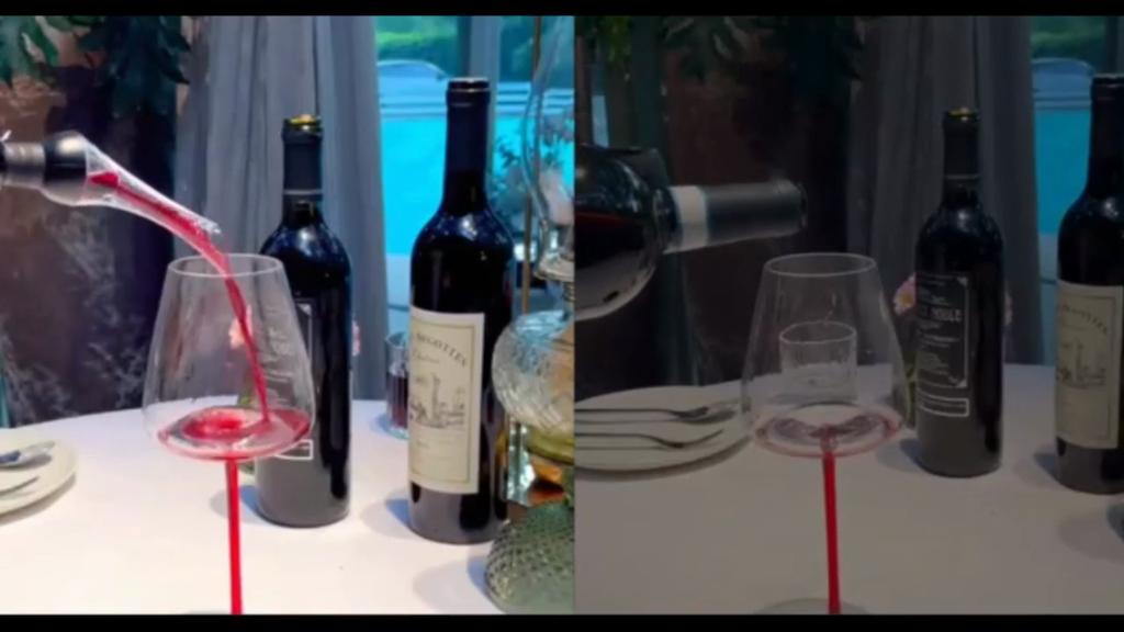AIKARO Red Wine Aerator Pourer with Corkscrew
