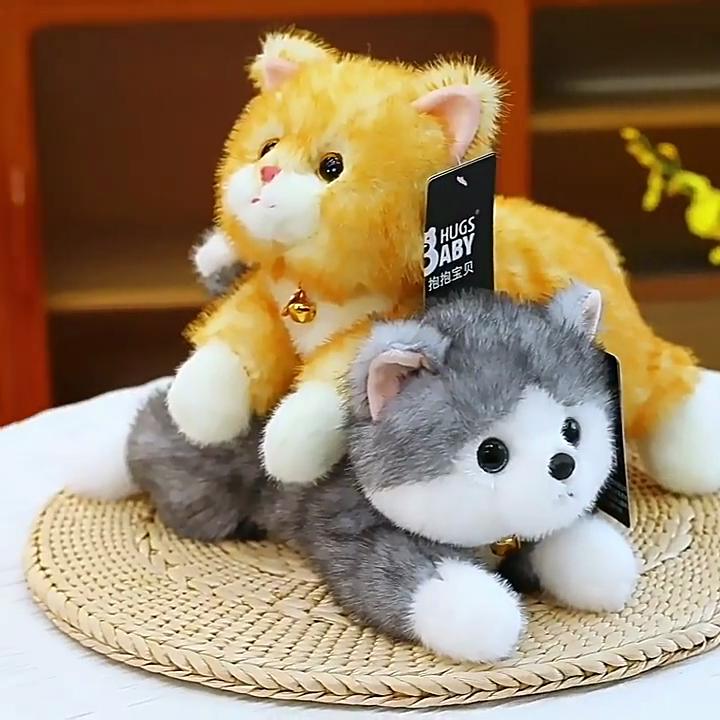 Плюшевая игрушка Хаски из короткого плюша. Идеально подходит для детей и в качестве подарка.