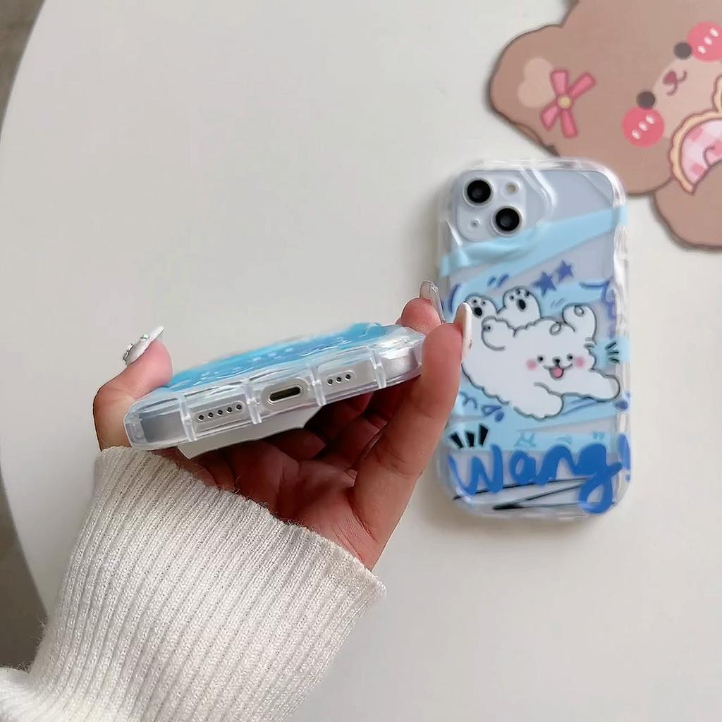 Милый силиконовый чехол для Infinix Note 30 Xiaomi Redmi Note 12 11 Samsung A54 A14 Oppo Reno 10 Pro 8T Funda, чехол с изображением бегущих собак, мягкий бампер из ТПУ