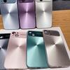 Роскошный крутой чехол с 3D Laser Aurora для iPhone 14 Plus 13 12 11 Pro Max, защита объектива большой камеры, жесткий матовый чехол-бампер для телефона