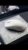 AJAZZ T520 Wireless Carbon Fiber Lightweight Gaming Mouse Tri-Mode Connection Comfortable Texture Long Battery Life White