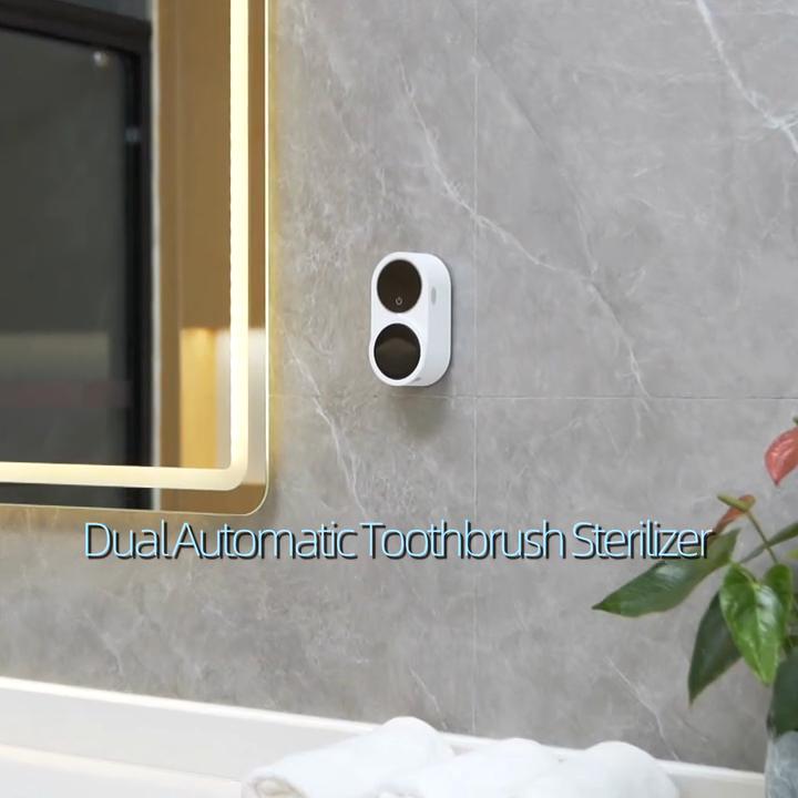 Умный дезинфектор зубных щеток с сушкой и LED-экраном, питание от USB, настенное стоматологическое устройство, 24-часовая автоматическая работа