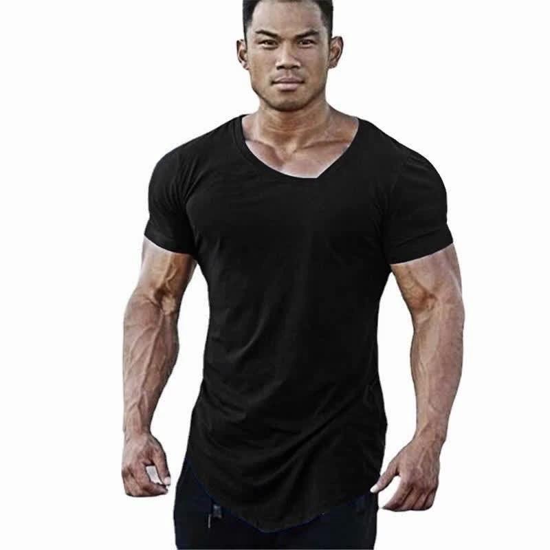 Muscleguys Мышцы мужские с буквенным принтом для тренировок в тренажерном зале с короткими рукавами Мужская одежда Футболки для спортзала